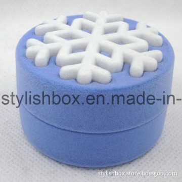 Snowflake Style Velvet Jewelry Box (A207)